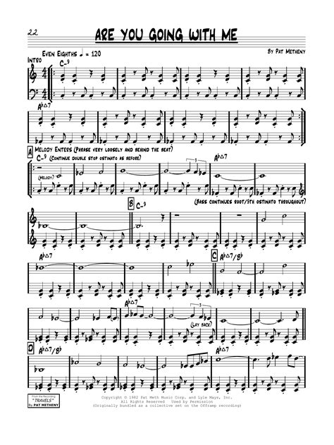 Are You Going With Me? | Sheet Music Direct