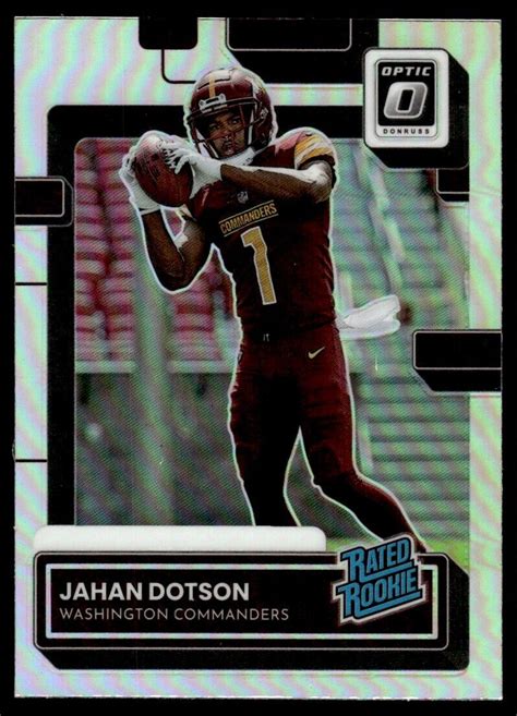 2022 Panini Donruss Rated Rookie Optic Preview Holo P 310 Jahan