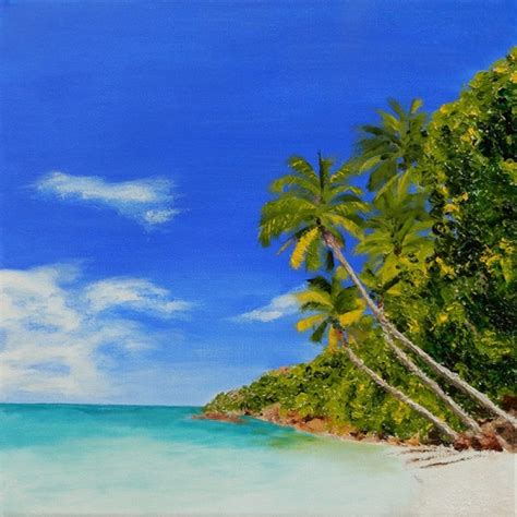 Tropical Beach | My Art Space