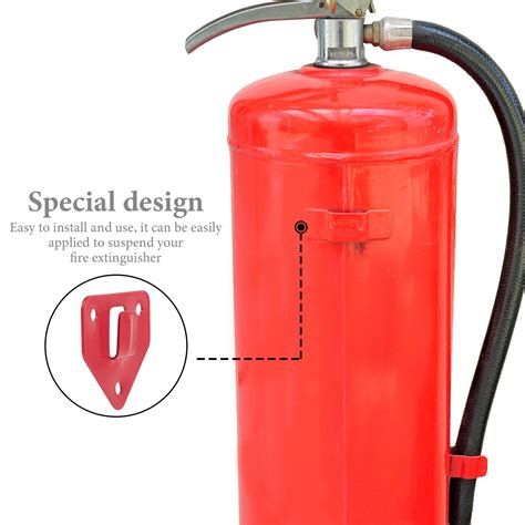 8 pcs Wall Mount Fire Extinguisher Hook Heavy Duty Fire Extinguisher ...