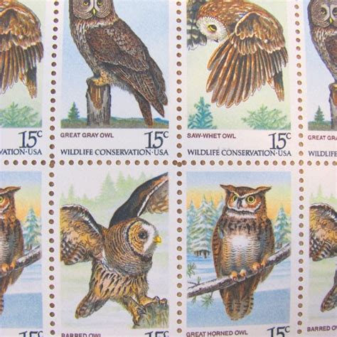 Vintage Bird Stamps - Etsy