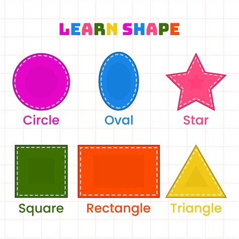 Preschool Shapes Clip Art