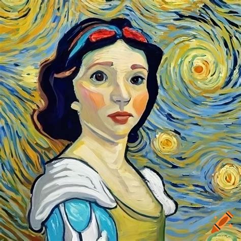 Van Gogh Style Painting Of Snow White On Craiyon