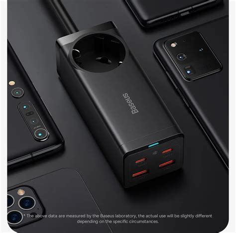 Baseus 데스크탑 멀티탭 충전 스테이션 100W GaN3 Pro USB 충전기 C 타입 PD QC 고속 충전 4 0 3