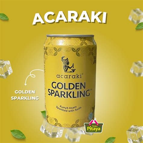 Jual Produk Unggulan Acaraki Golden Sparkling Minuman Soda Kunyit Asam