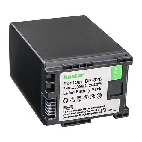 Kastar Pack Bp Battery V Mah Replacement Forcanon Xa