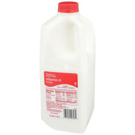 1 Gallon Whole Milk Nutrition Facts