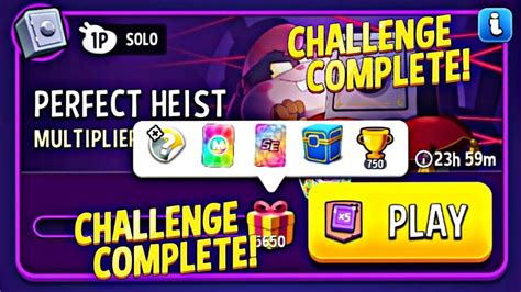 Multiplier Madness Perfect Heist Solo Challenge Match Master Today