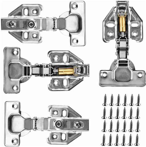 Furniture Hardware Hinge 35 Mm Buffering Full Overlay Clip On Soft