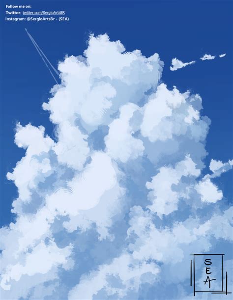 artstation clouds study