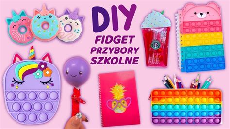 Diy Fidget Przybory Szkolne Pop It Notatnik I Hacki Powr T Do