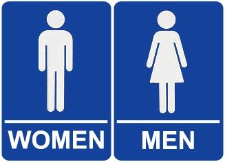 triangle womens restroom sign - Clip Art Library