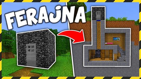 Minecraft Ferajna Tajny Podziemny Bunkier Nikt O Nim Nie Wie Youtube