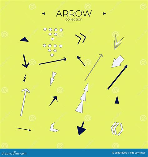 Colorful Arrows Arrows Colorful Set Arrow Logo Concept Curly And