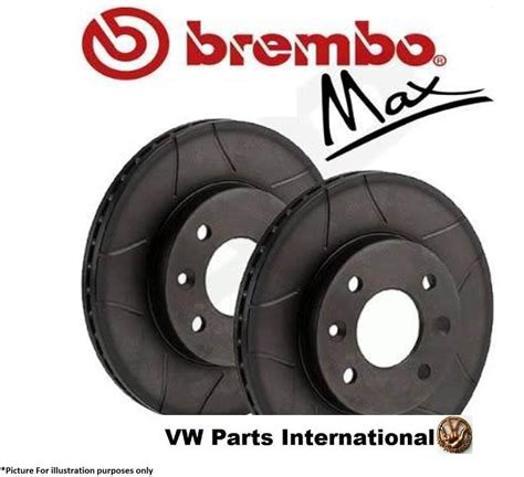 Vw Golf Mk Gti Vr Front Mm Brembo Max High Carbon Grooved