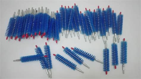 Chiller Tube Cleaning Brush And Rod Spiral Tube Brush For Condenser