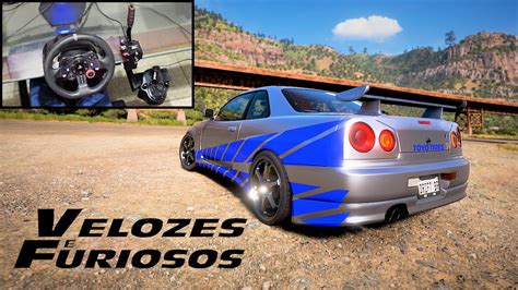 Nissan Skyline R Drift Forza Horizon Gameplay Volante