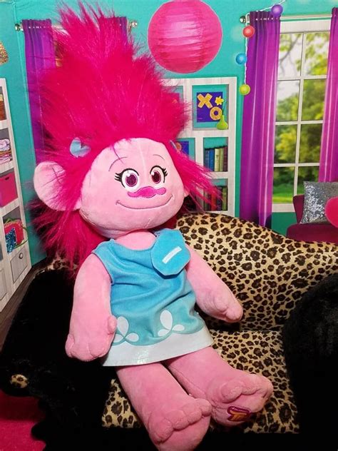 Build A Bear Trolls Poppy Plush Babw Pink Stuffed Girl Doll Etsy