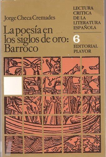 Comprar La Poesia En Los Siglos De Oro Barroco Lectura Cr Tica De La