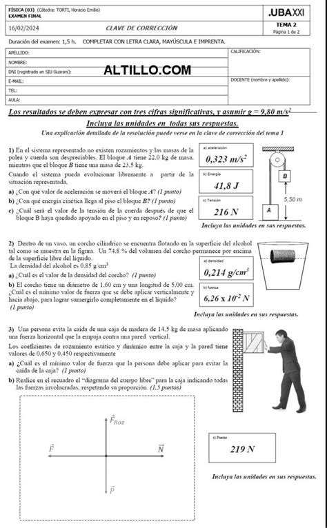 Final A Física 2024 UBA XXI