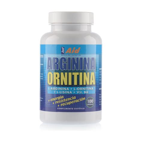 Arginina Ornitina 100 Comprimidos De Just Aid Naturitas