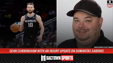 Sean Cunningham Shares An Injury Update On Domantas Sabonis YouTube