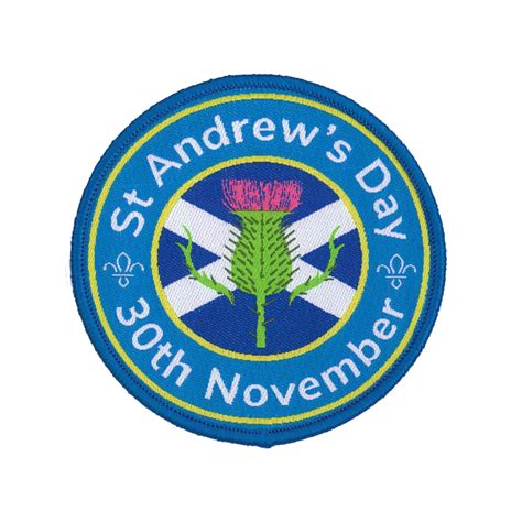 St Andrew's Day Blanket Badge New in