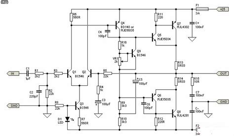 25w Class A Power Audio Amplifier Circuit Diagram Super Circuit Diagram