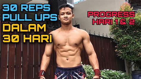 Challenge Mencapai Repetisi Pull Ups Dalam Hari Progres Hari Ke