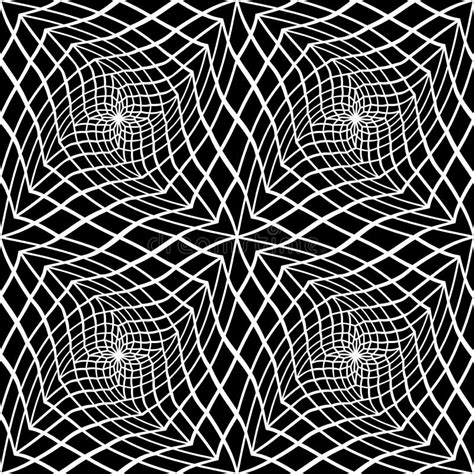 Vector Modern Seamless Geometry Pattern Squares D Black And White