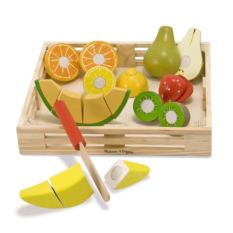 D Nette Fruits En Bois Couper Melissa Et Doug