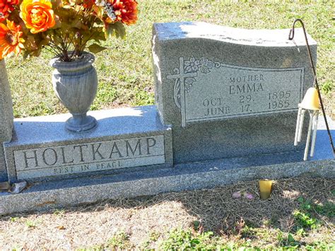 Emma Louise Finke Holtkamp M Morial Find A Grave