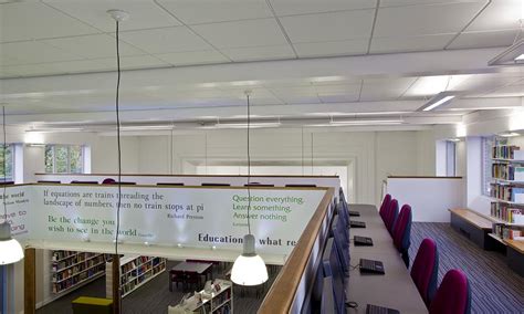 Apollo Lighting Ltd : Franklin College, Library, Grimsby