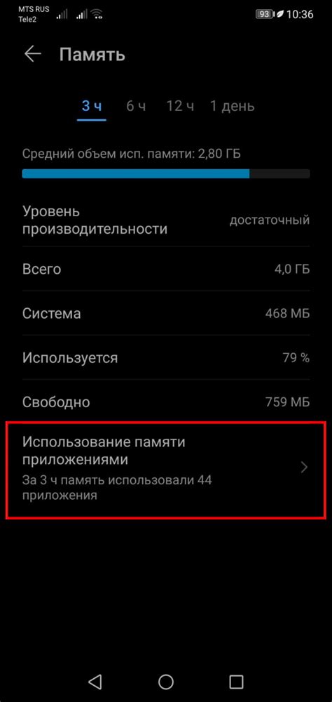 Как определить, какие приложения используют больше всего памяти на Android
