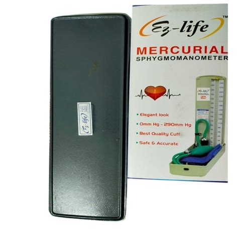 Mmhg Mercury Ez Life Mercurial Sphygmomanometer For Hospital