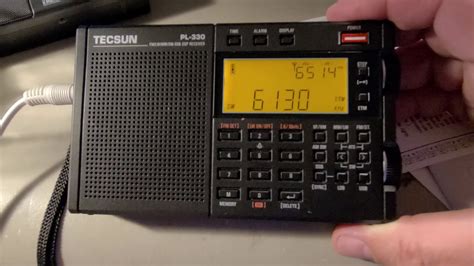 Tecsun Pl 330 Receiving Radio Romania English 6130 Khz Shortwave W6lvp