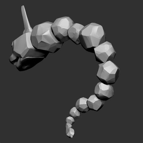 Onix Pokemon 3d Model 3d Printable Cgtrader