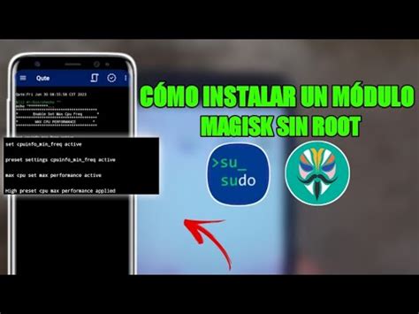 COMO TENER MAXIMO RENDIMIENTO DE LA CPU COMO INSTALAR MÓDULO MAGISK