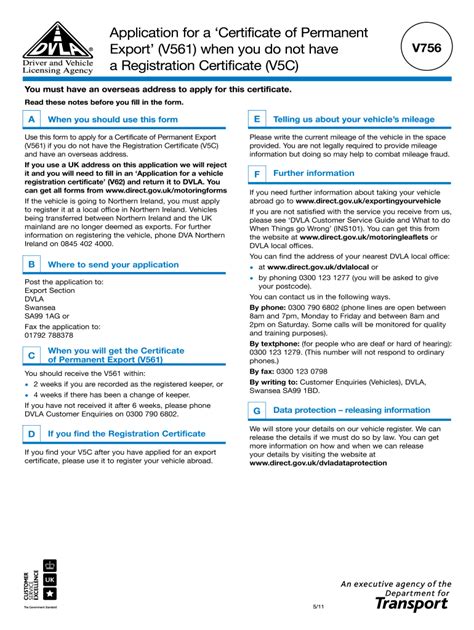 Dvla V62 Printable Form Printable Forms Free Online