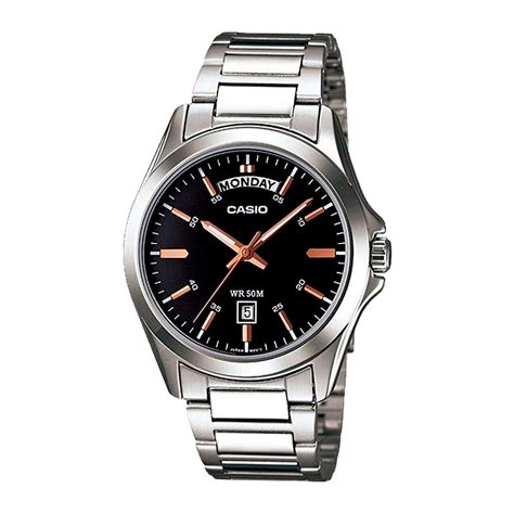 Reloj Casio Mtp D A Acero Hombre Plateado Btime