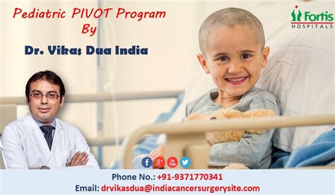 Dr Vikas Dua Pediatric Heamato Oncologist Fortis Hospital Delhi