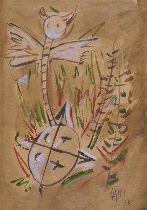 Wifredo LAM 1902 1982 pintor cubano composición 1958 Flickr