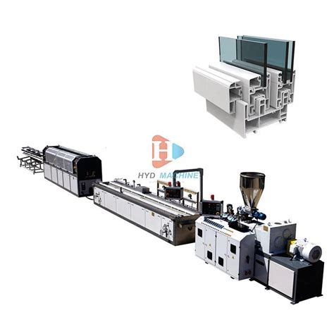 Pvc Upvc Window Frame Sash Profiles Extruder Making Machine Extrusion