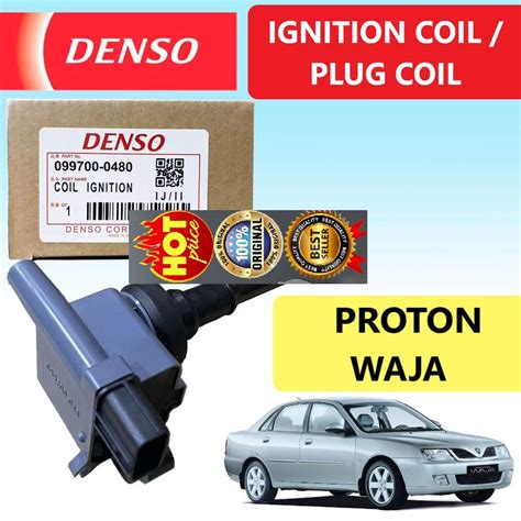 100 ORIGINAL DENSO JAPAN IGNITION COIL PLUG COIL PROTON WAJA 1 6 Mmc