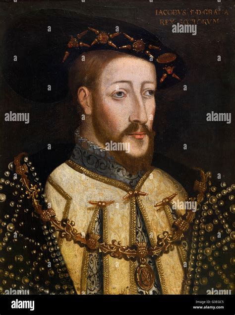 King James V Of Scotland 1512 1542 James V Was The Father Of Mary