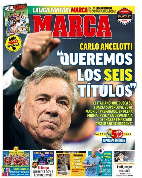 Portada Marca Ancelotti Queremos Los Seis Títulos