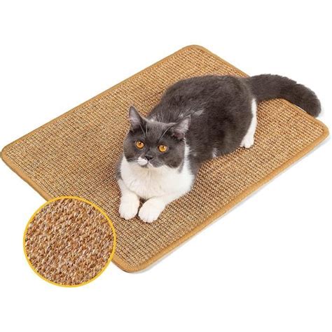 Conlun Tapis Griffoir Pour Chat Mural Grattoir Chat En Sisal Naturel