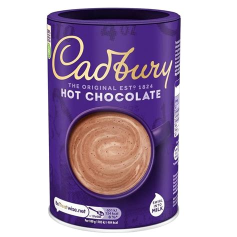 cadbury smooth dairy drinking chocolate milk powder  oz