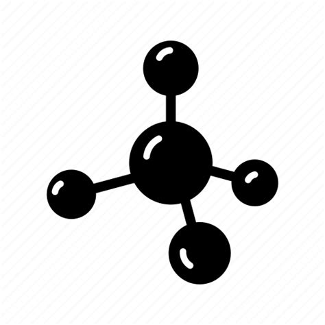 Atom Chemical Model Molecule Molecules Science Icon