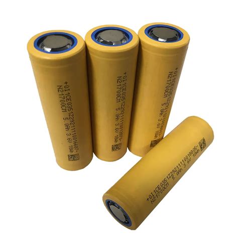 100 Original Lithium Battery Cell 21700 3 7v 5000mAh 21700 With High